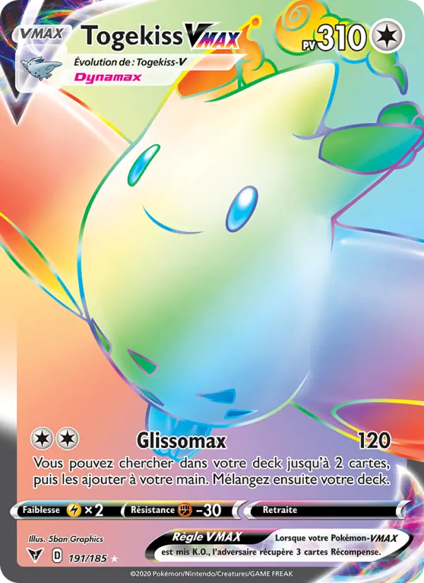 Carte Togekiss VMAX 191/185 – Voltage Éclatant
