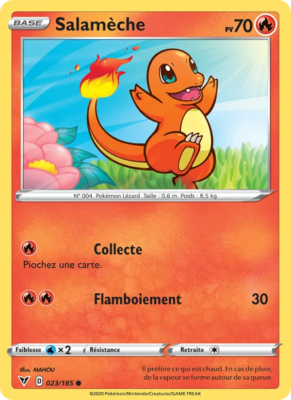 Carte Salamèche 23/185 – Voltage Éclatant