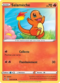 Carte Salamèche 23/185 – Voltage Éclatant