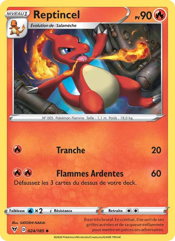 Carte Reptincel 24/185 – Voltage Éclatant