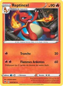 Carte Reptincel 24/185 – Voltage Éclatant
