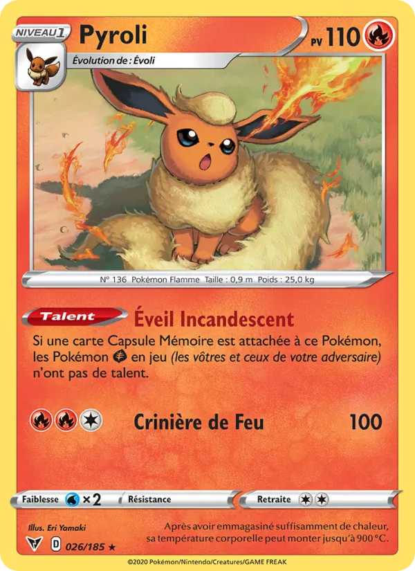 Carte Pyroli 26/185 – Voltage Éclatant