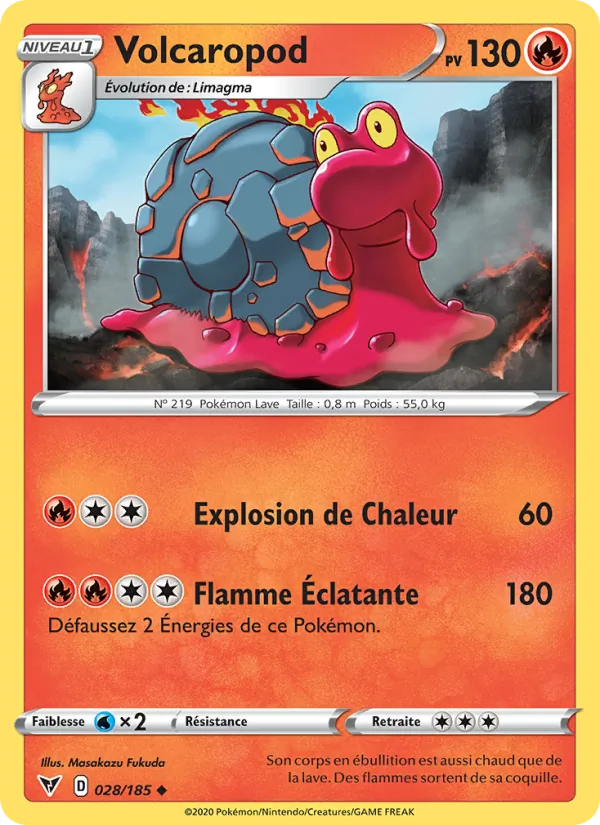 Carte Volcaropod 28/185 – Voltage Éclatant