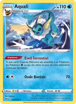 Carte Aquali 30/185 – Voltage Éclatant