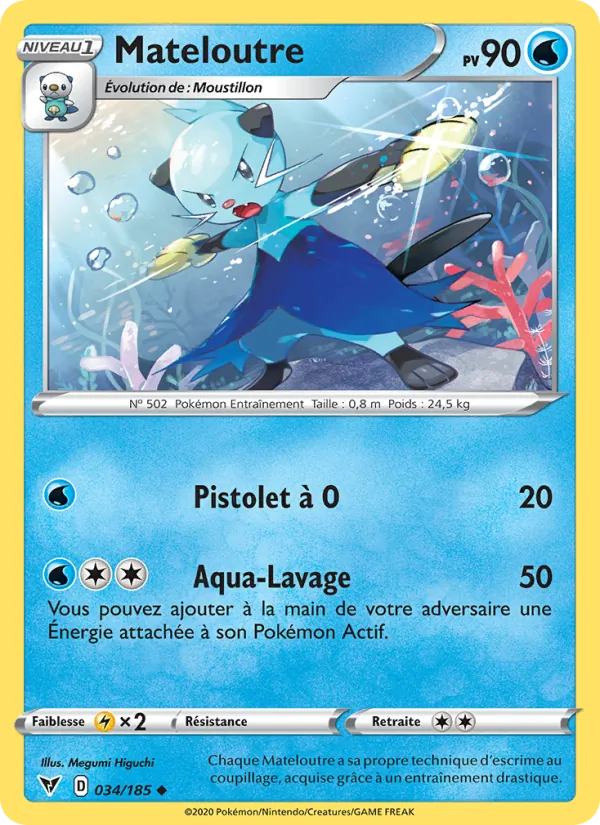 Carte Mateloutre 34/185 – Voltage Éclatant