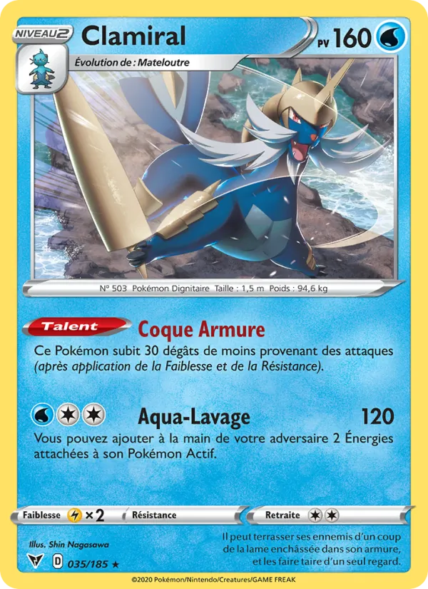 Carte Clamiral 35/185 – Voltage Éclatant