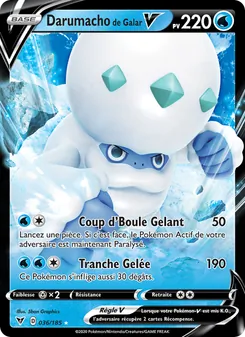Carte Darumacho de Galar V 36/185 – Voltage Éclatant