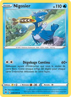 Carte Nigosier 40/185 – Voltage Éclatant
