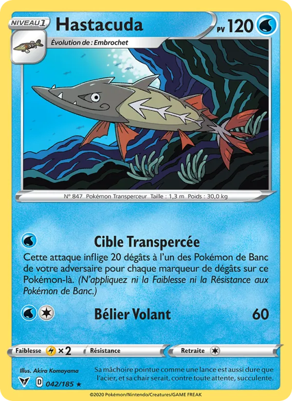 Carte Hastacuda 42/185 – Voltage Éclatant