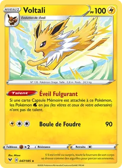 Carte Voltali 47/185 – Voltage Éclatant