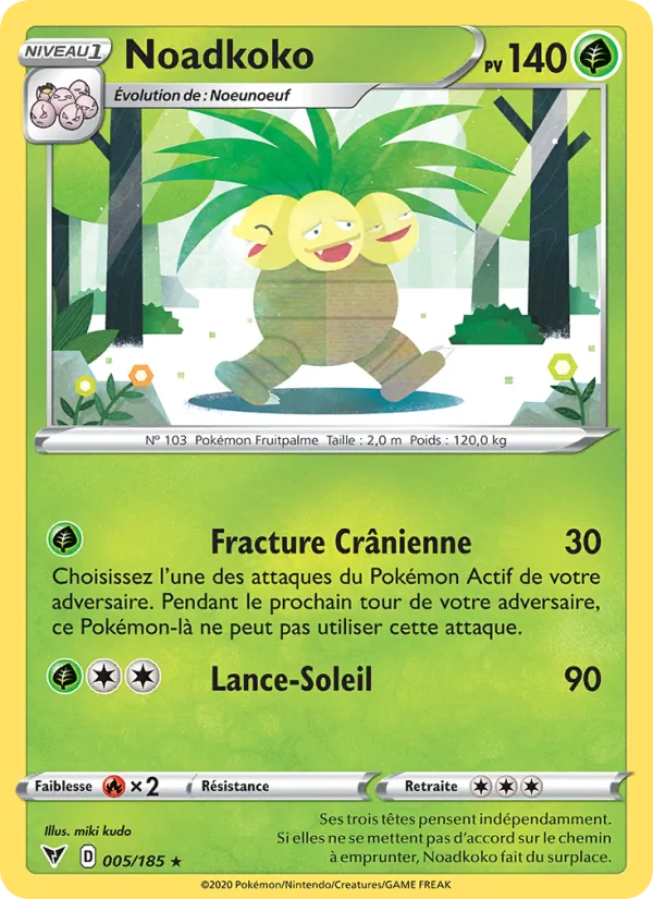 Carte Noadkoko 5/185 – Voltage Éclatant