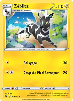 Carte Zéblitz 54/185 – Voltage Éclatant