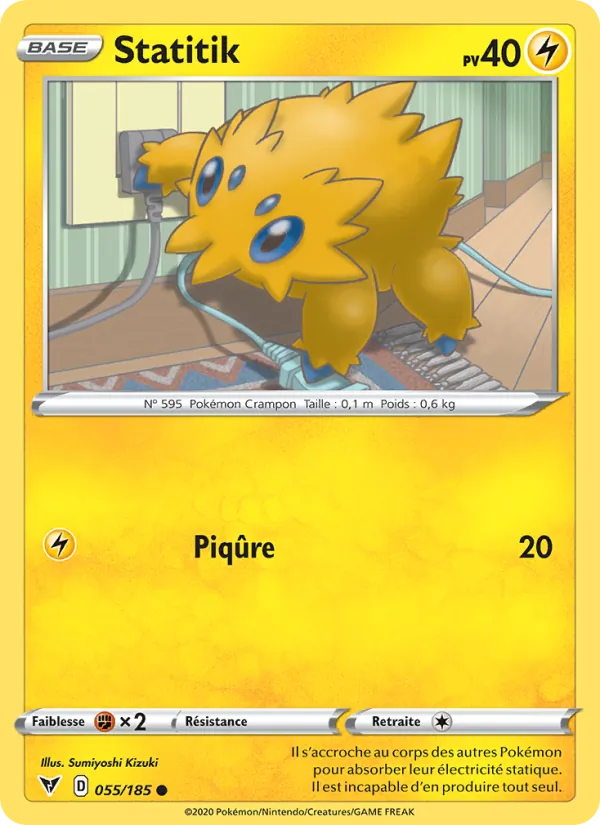 Carte Statitik 55/185 – Voltage Éclatant