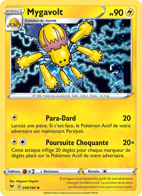 Carte Mygavolt 56/185 – Voltage Éclatant