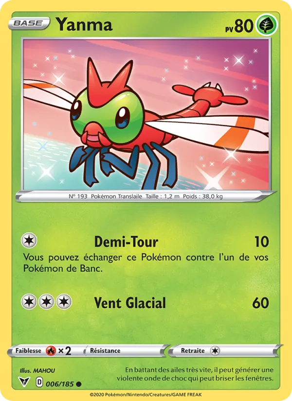 Carte Yanma 6/185 – Voltage Éclatant