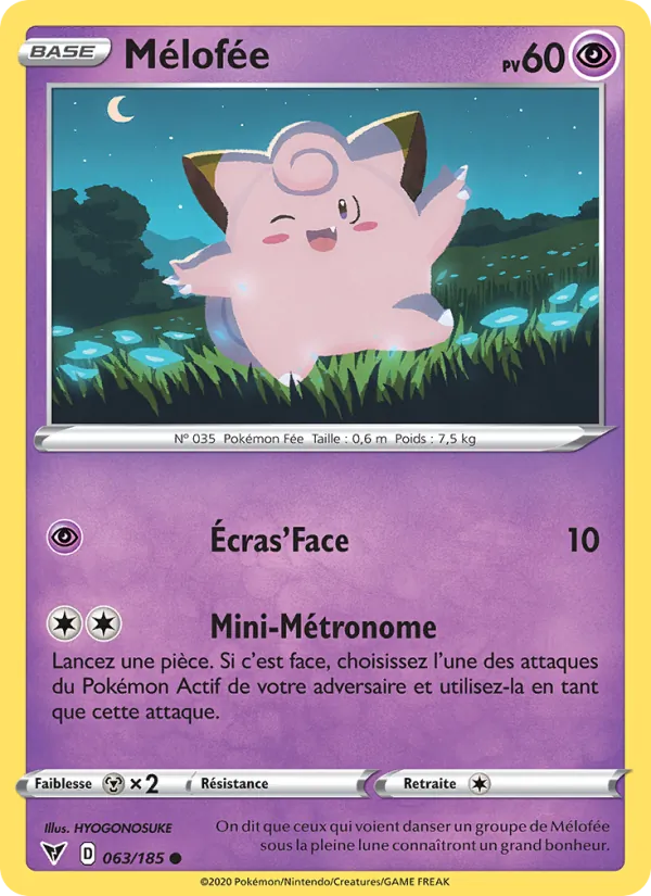 Carte Mélofée 63/185 – Voltage Éclatant