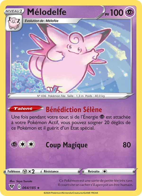Carte Mélodelfe 64/185 – Voltage Éclatant