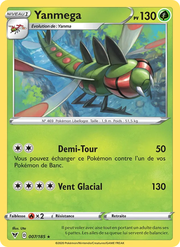 Carte Yanmega 7/185 – Voltage Éclatant