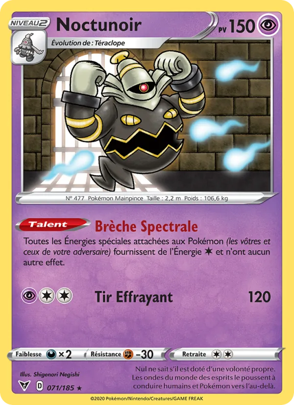 Carte Noctunoir 71/185 – Voltage Éclatant