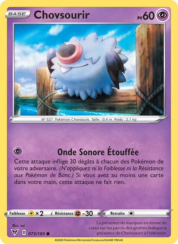 Carte Chovsourir 73/185 – Voltage Éclatant