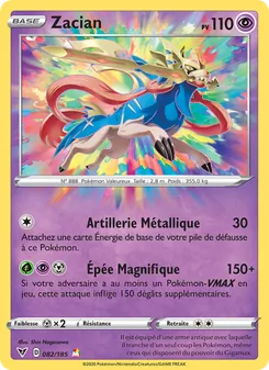 Carte Zacian 82/185 – Voltage Éclatant