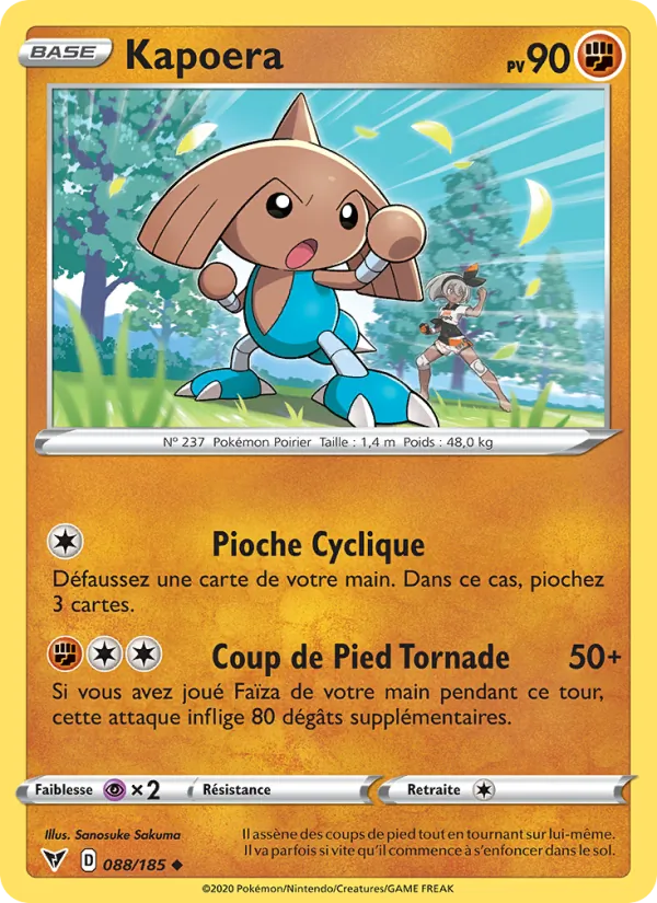 Carte Kapoera 88/185 – Voltage Éclatant