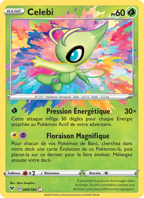 Carte Celebi 9/185 – Voltage Éclatant