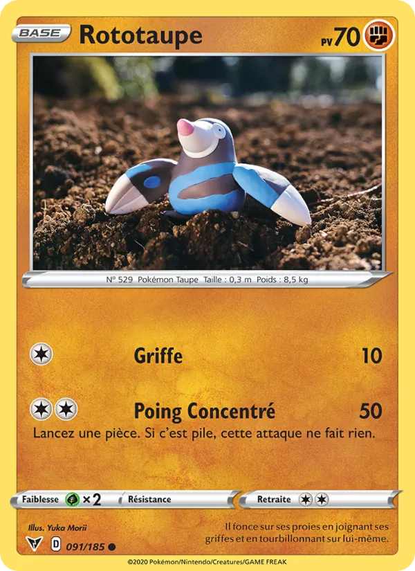 Carte Rototaupe 91/185 – Voltage Éclatant