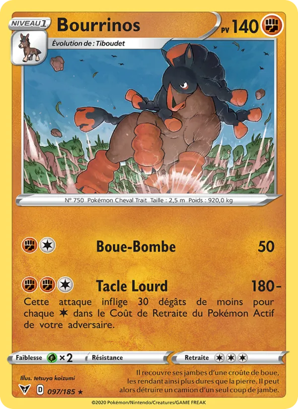 Carte Bourrinos 97/185 – Voltage Éclatant
