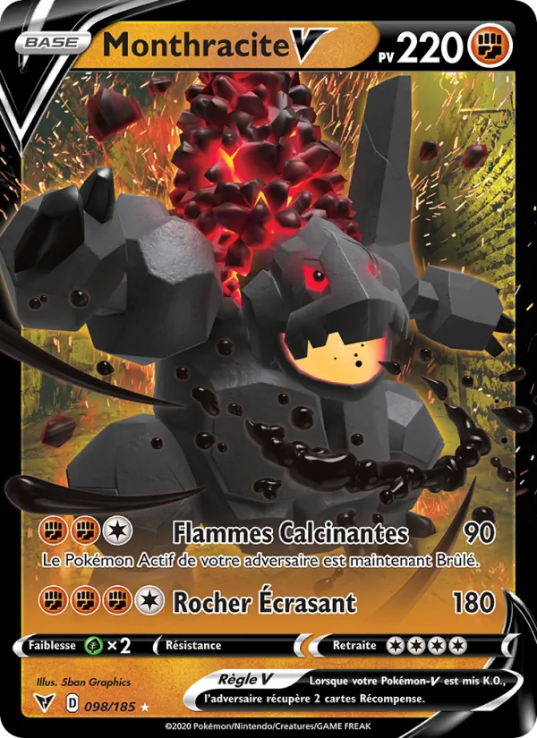 Carte Monthracite V 98/185 – Voltage Éclatant