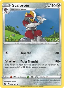 Carte Scalproie 104/163 – Styles de combat