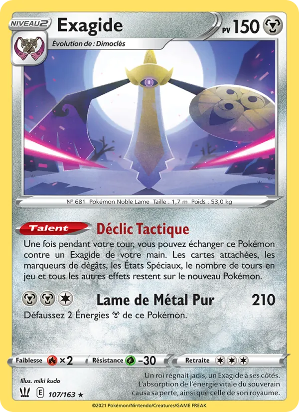 Carte Exagide 107/163 – Styles de Combat