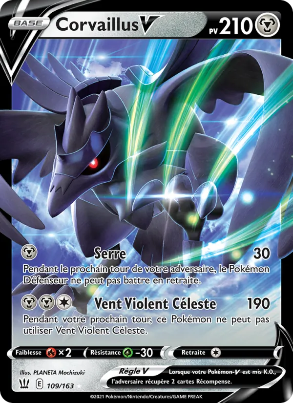 Carte Corvaillus V 109/163 – Styles de Combat