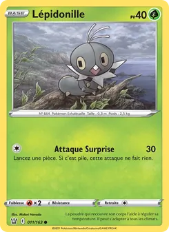Carte Lépidonille 11/163 – Styles de combat