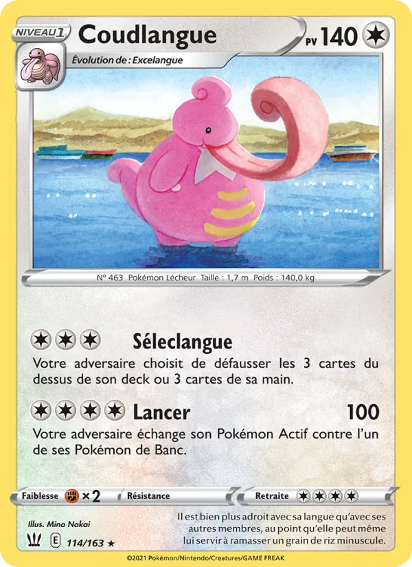 Carte Coudlangue 114/163 – Styles de Combat