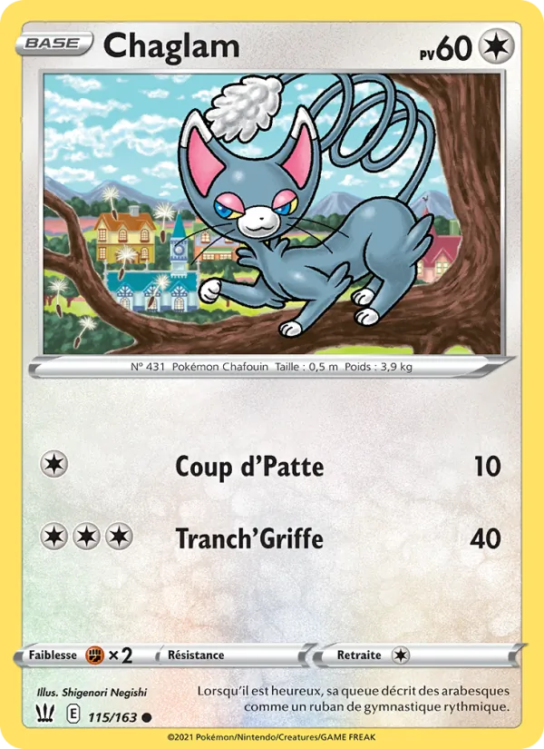Carte Chaglam 115/163 – Styles de combat