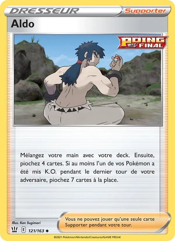 Carte Aldo 121/163 – Styles de Combat