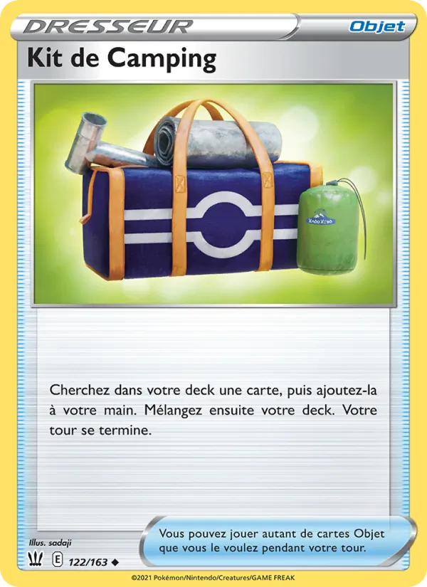 Carte Kit de Camping 122/163 – Styles de Combat