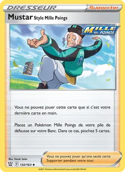 Carte Mustar Style Mille Poings 132/163 – Styles de Combat