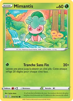 Carte Mimantis 14/163 – Styles de Combat