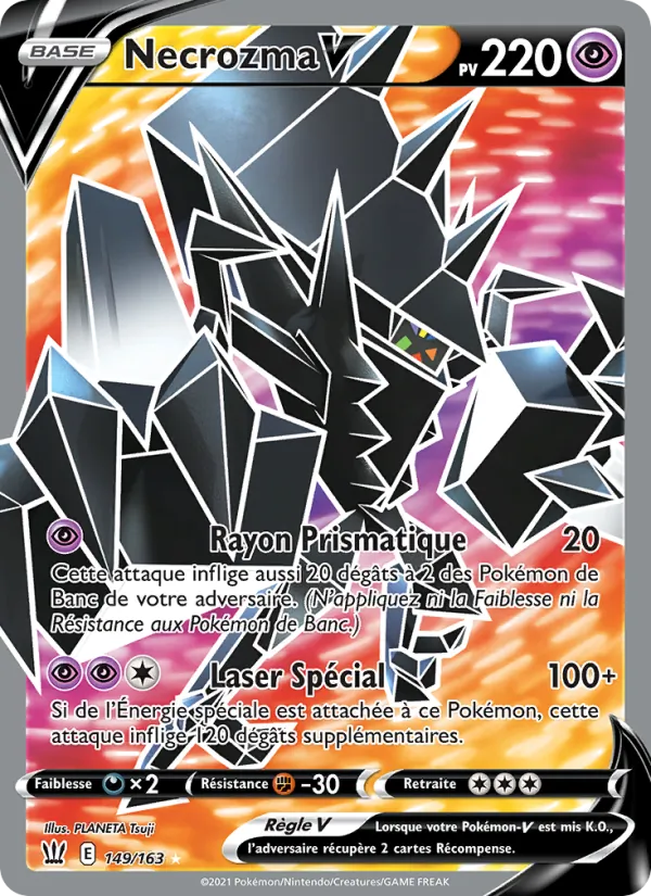 Carte Necrozma V 149/163 – Styles de Combat