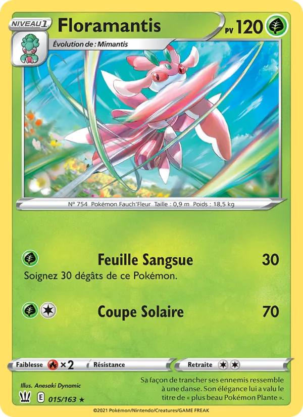 Carte Floramantis 15/163 – Styles de Combat