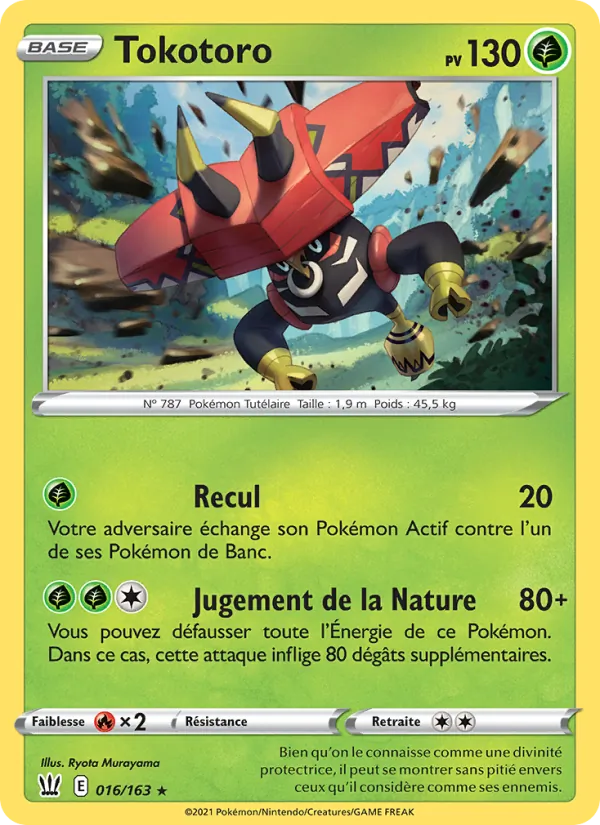 Carte Tokotoro 16/163 – Styles de Combat