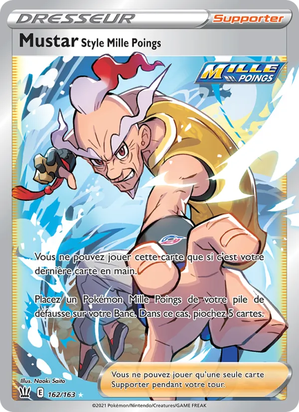 Carte Mustar Style Mille Poings 162/163 – Styles de Combat