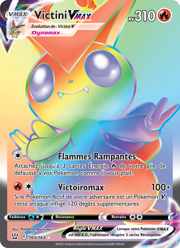 Carte Victini VMAX 165/163 – Styles de Combat