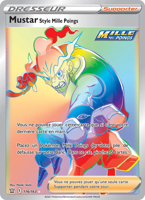 Carte Mustar Style Mille Poings 176/163 – Styles de Combat