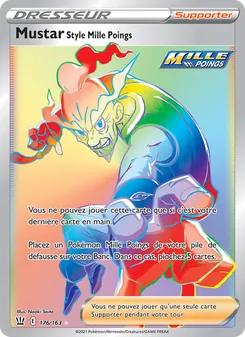 Carte Mustar Style Mille Poings 176/163 – Styles de Combat
