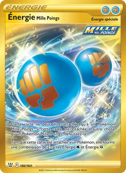 Carte Énergie Mille Poings 182/163 – Styles de Combat