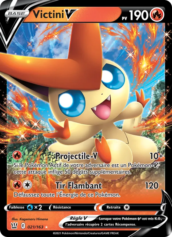 Carte Victini V 21/163 – Styles de Combat