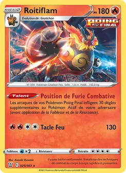 Carte Roitiflam 25/163 – Styles de Combat